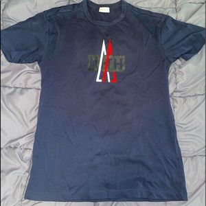 KITH x Moncler Navy Blue T-Shirt Size SMALL